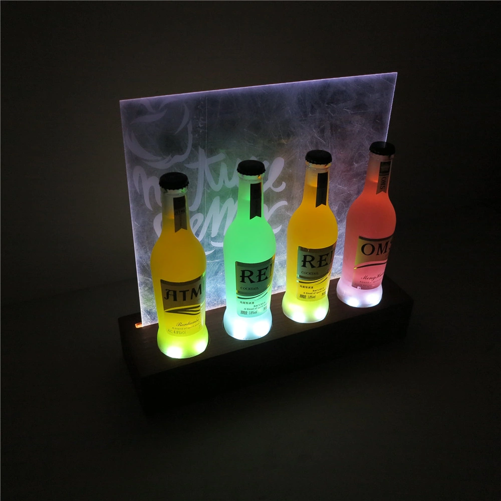 High Brightness Lighting Base Bottle LED Glorifier Display