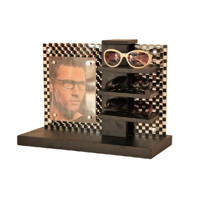 Promotional Modern Design Countertop Square Frame Eyewear Glasses Acrylic Sunglasses Display Case