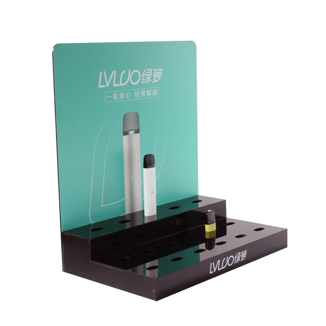 Qcy Acrylic Electronic Atomizer Display Stand Cigarette Acrylic Display Racks