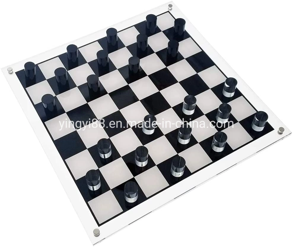 Hot Selling 3D Luxe Acrylic Checkers Set