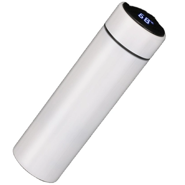 Water Bottle LED Digital Temperature Display Stainless Steel 500ml Insulation Smart Thermos