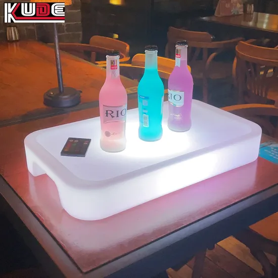 Outdoor Polyethelene LED Furniture LED Wine Display